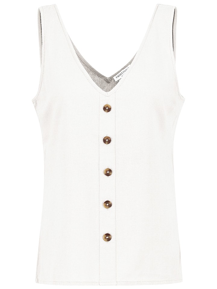 Eight2Nine Bluzka w kolorze białym rozmiar: S