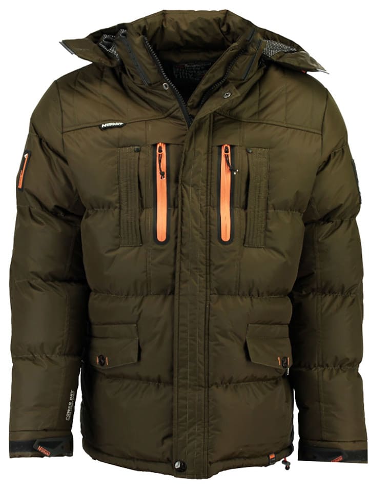 Geographical Norway Kurtka pikowana "Basilboli" w kolorze khaki rozmiar: 128