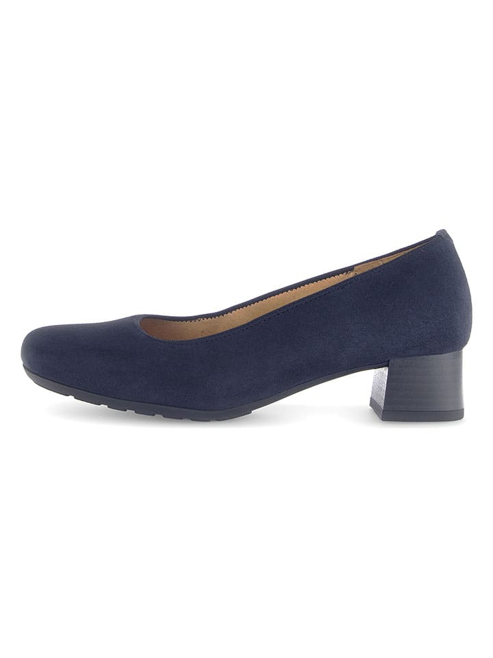 Gabor Skórzane czółenka w kolorze granatowym rozmiar: 37,5