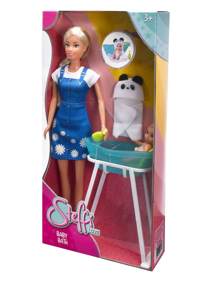 Simba Lalka "Baby Bath" z dzieckiem i akcesoriami - 3+ rozmiar: onesize