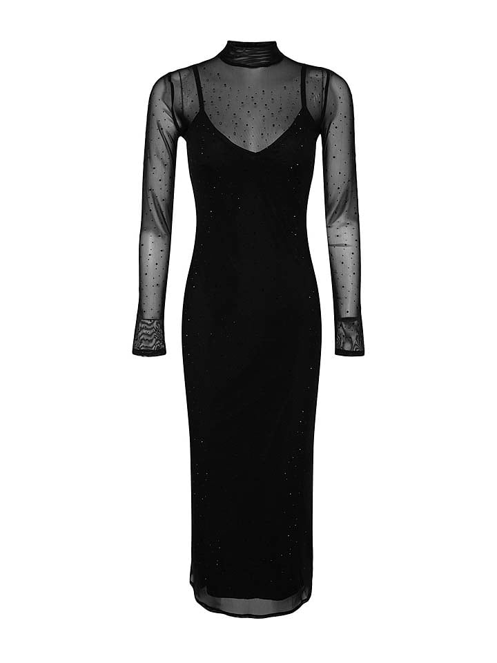 trendyol Sukienka w kolorze czarnym rozmiar: 40