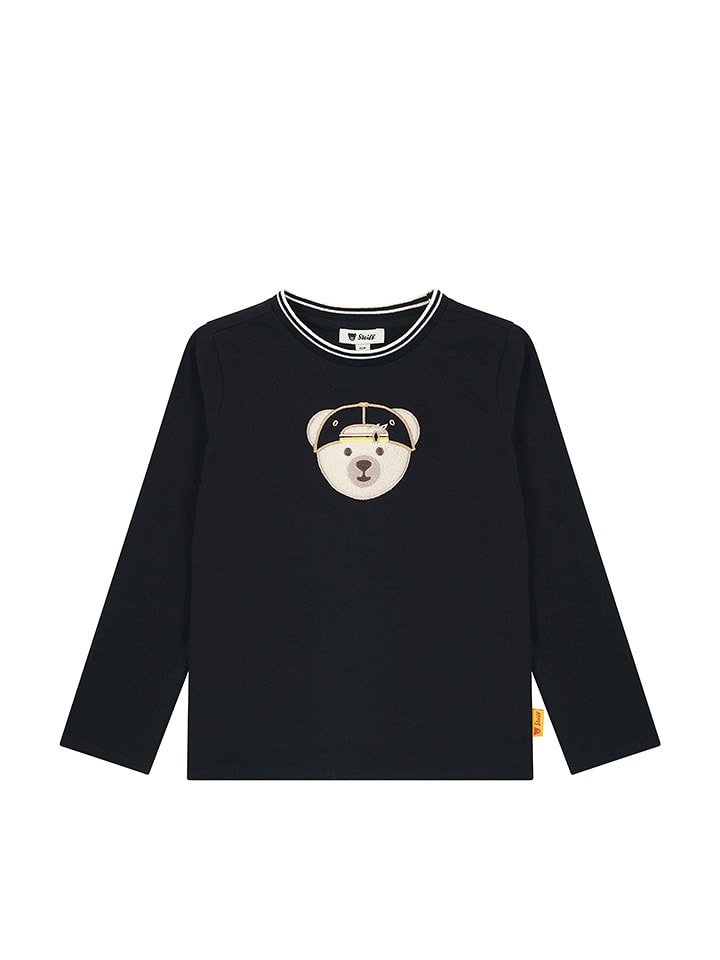 Steiff Koszulka w kolorze czarnym rozmiar: 104