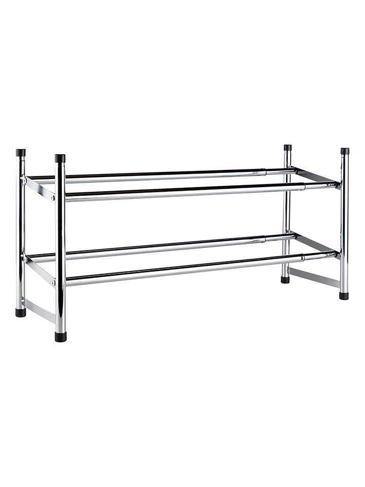 Nordheim 2-poziomowy stojak na buty w kolorze srebrnym - (S)117 x (W)23 x (G)36 cm rozmiar: onesize