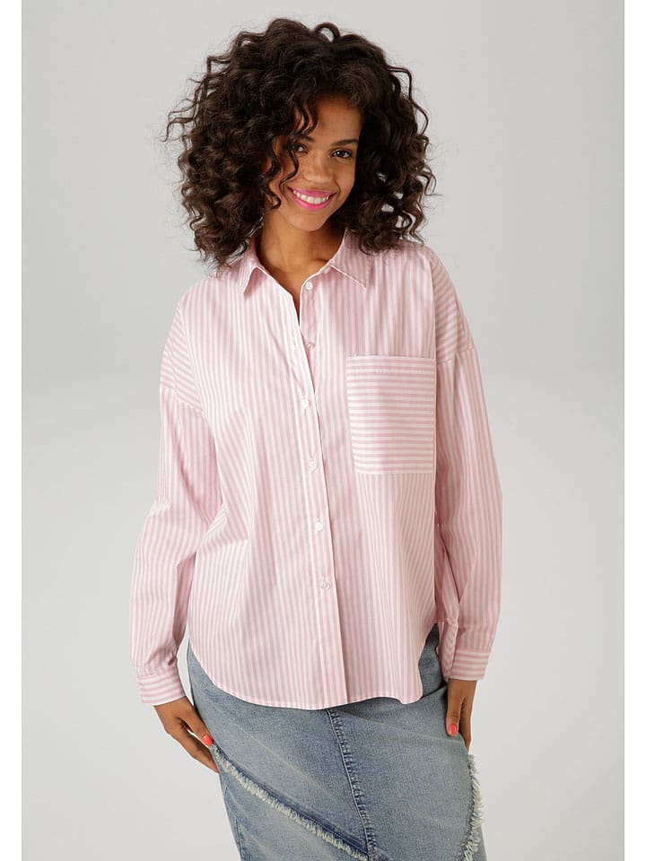Aniston Koszula w kolorze jasnoróżowym rozmiar: 38