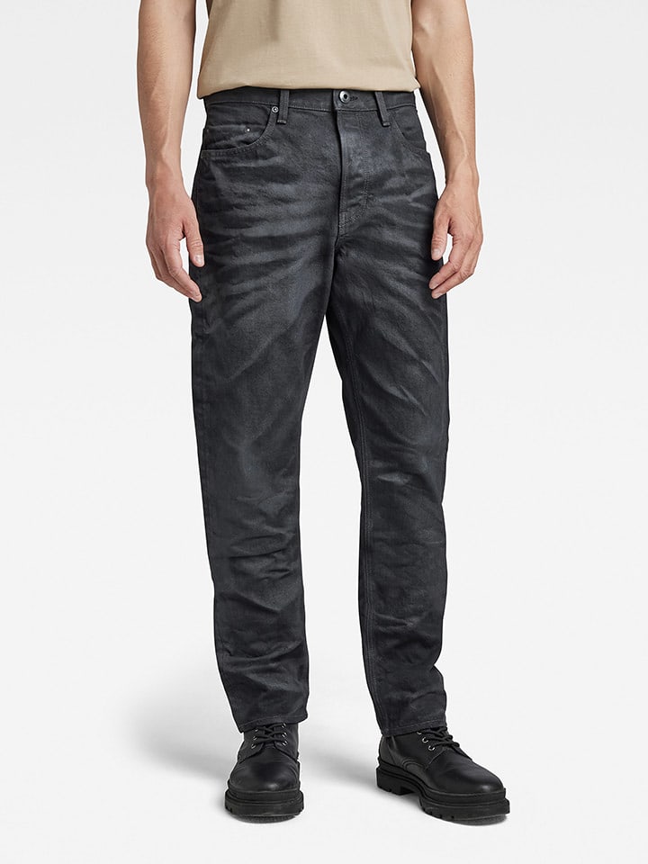 G-Star Dżinsy "Triple" - Straight fit - w kolorze czarnym rozmiar: W32/L32