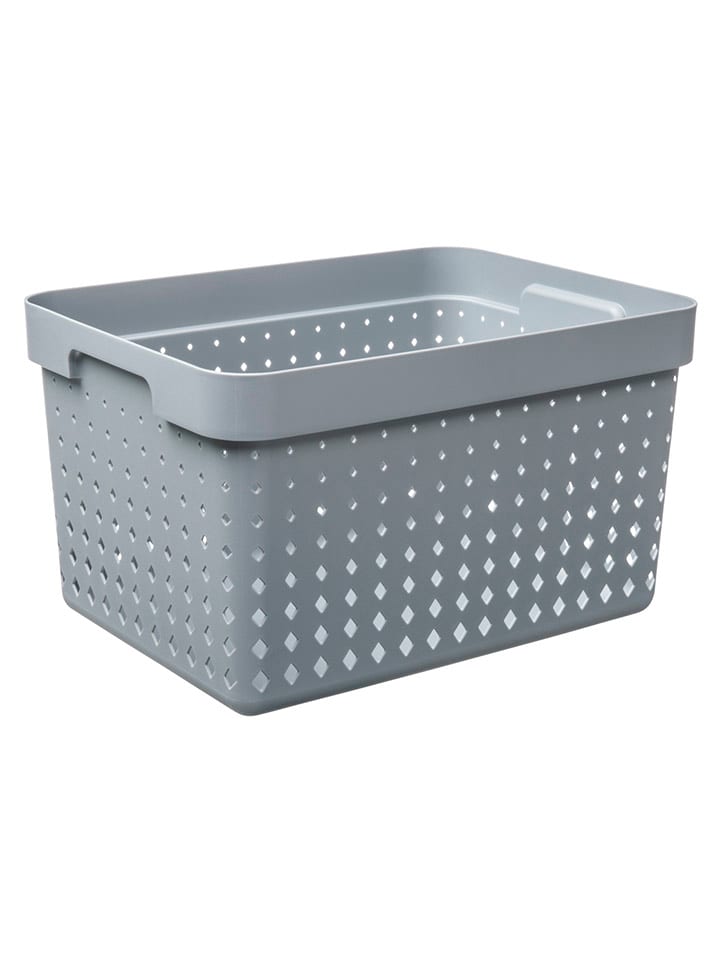 NHG Kosz w kolorze szarym - 26,8 x 20,9 x 35,7 cm rozmiar: onesize