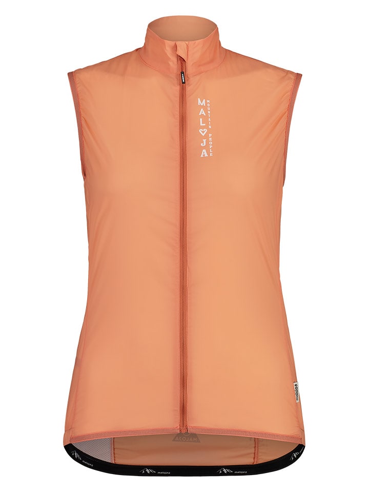 Maloja Kamizelka kolarska "SeisM" w kolorze pomarańczowym rozmiar: XL