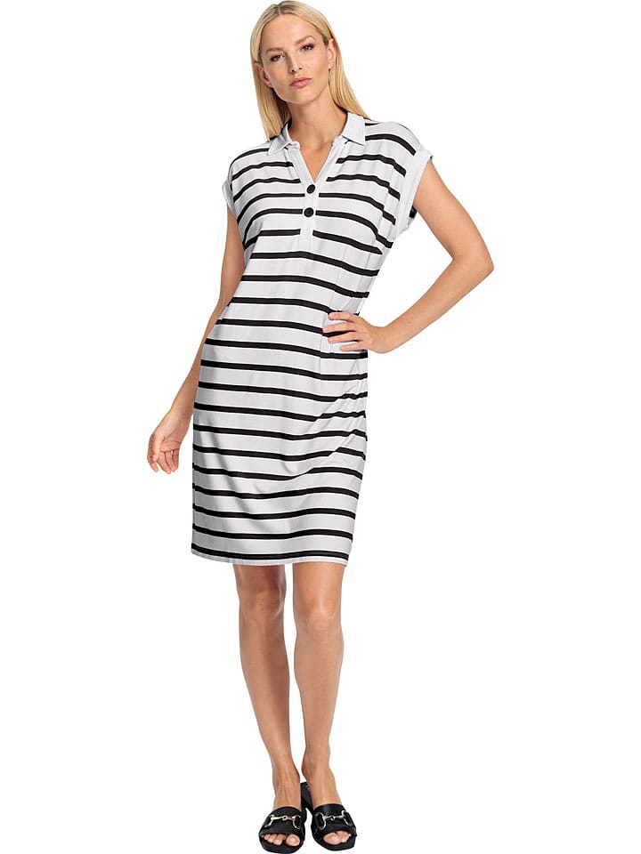 Heine Sukienka w kolorze biało-czarnym rozmiar: 36