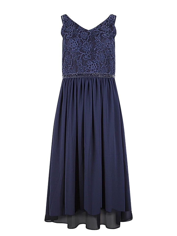 happy girls by Eisend Sukienka w kolorze granatowym rozmiar: 164