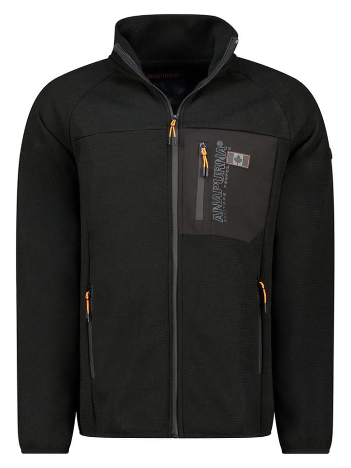 ANAPURNA Kurtka polarowa "Thizyana" w kolorze czarnym rozmiar: 3XL