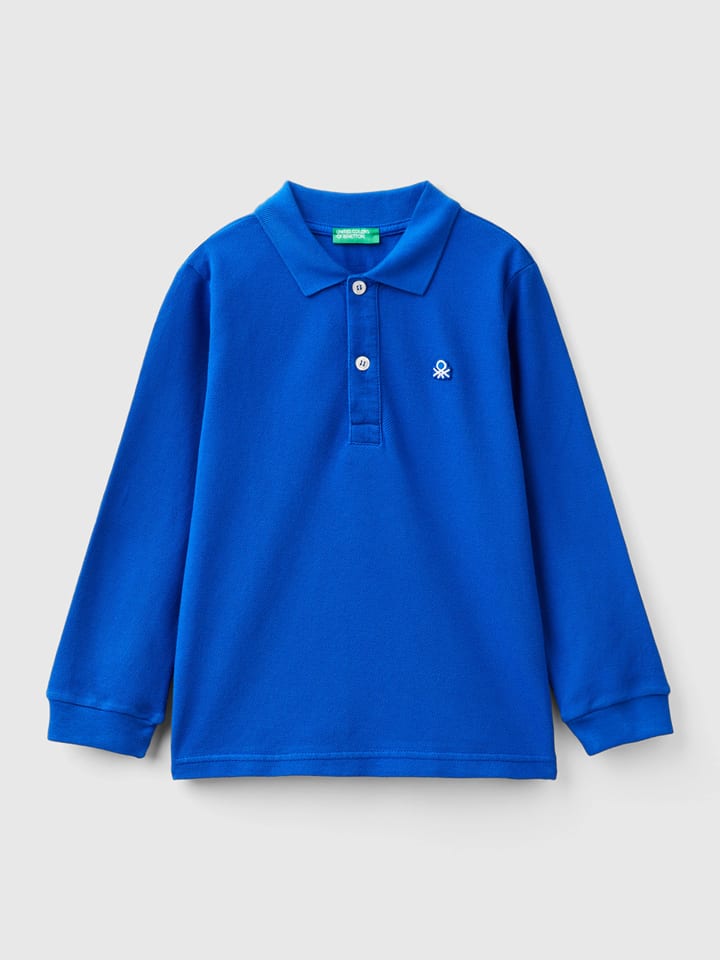 Benetton Koszulka polo w kolorze niebieskim rozmiar: 90