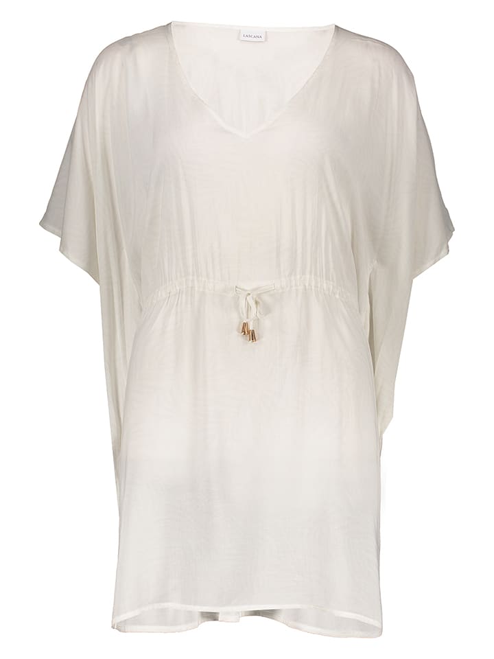 LASCANA Tunika "Palms" w kolorze białym rozmiar: 44/46