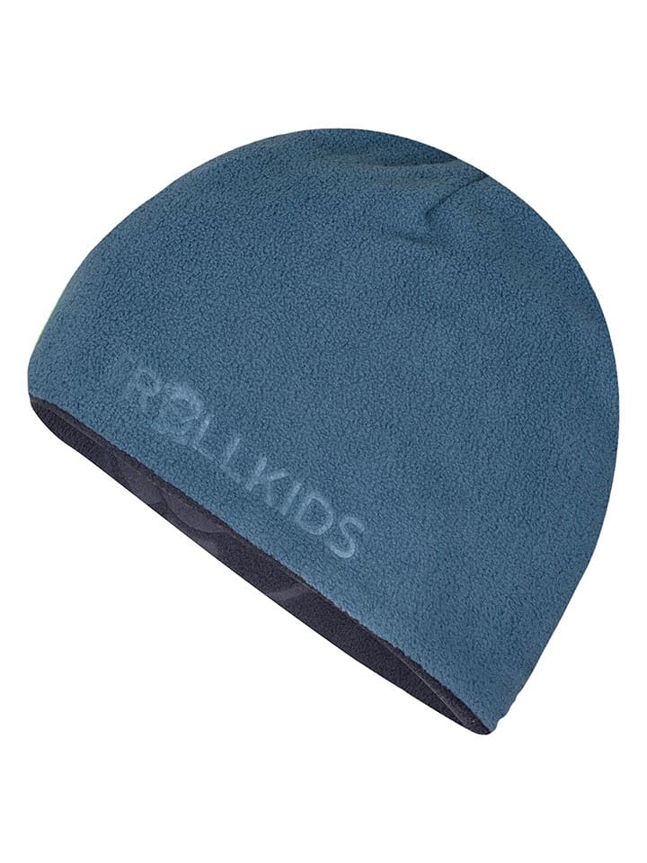 Trollkids Dwustronna czapka beanie "Finnmark" w kolorze granatowo-niebieskim rozmiar: 48-52 cm
