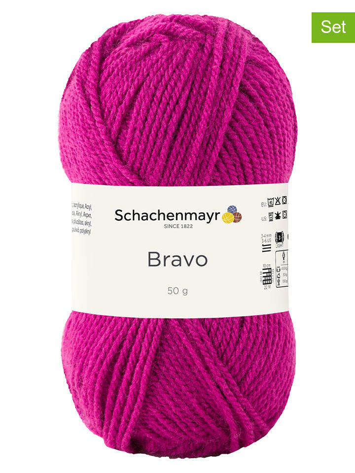 Schachenmayr since 1822 Przędza z tworzywa sztucznego (20 szt.) w kolorze różowym - 20 x 50 g rozmiar: onesize