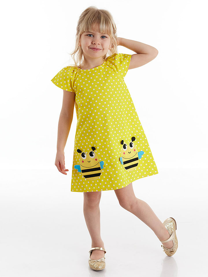 Denokids Sukienka w kolorze żółtym rozmiar: 92