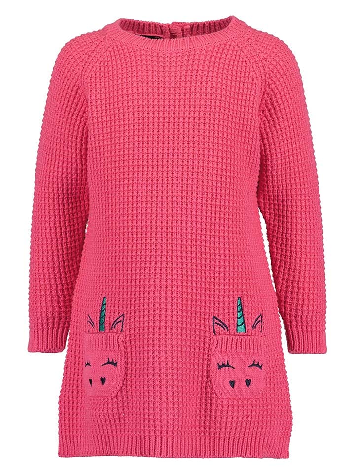 Blue Seven Sukienka dzianinowa w kolorze różowym rozmiar: 80