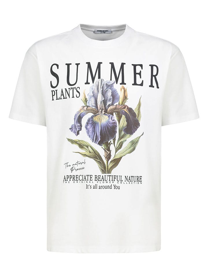 Sublevel Koszulka w kolorze białym rozmiar: S