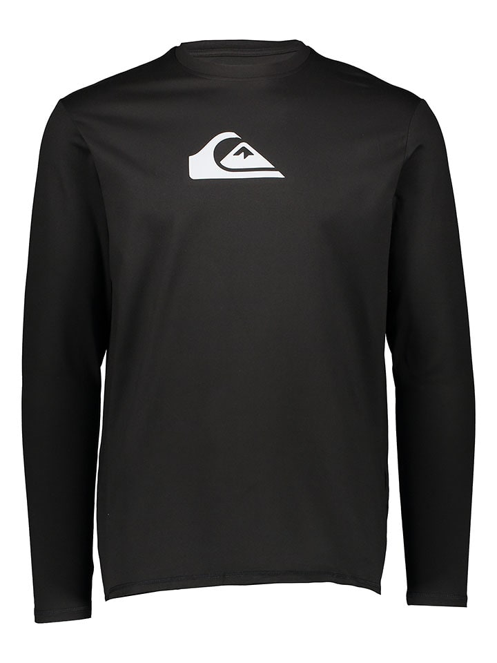 Quiksilver Koszulka kąpielowa w kolorze czarnym rozmiar: XS