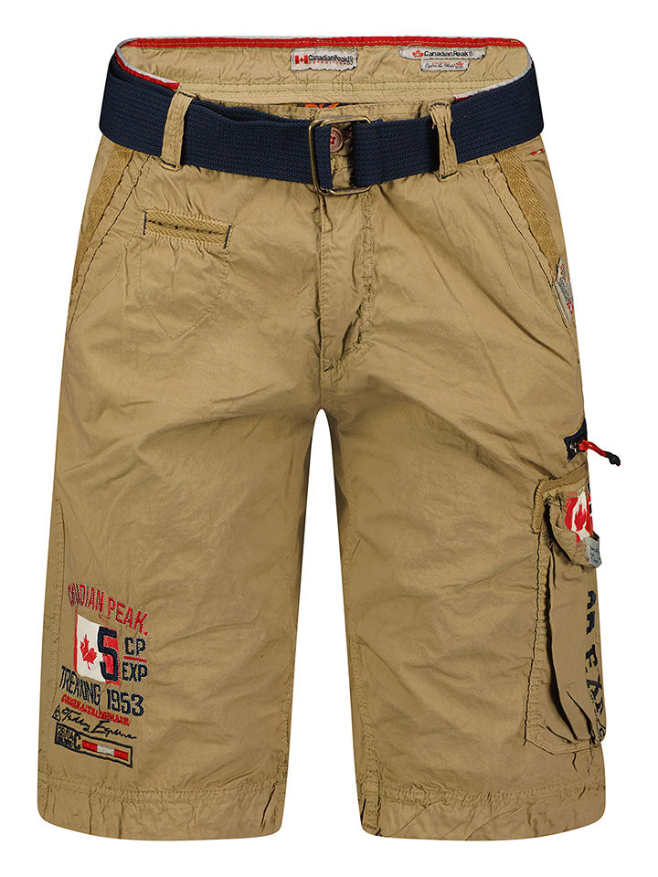 Canadian Peak Bermudy "Parodeak" w kolorze jasnobrązowym rozmiar: XL