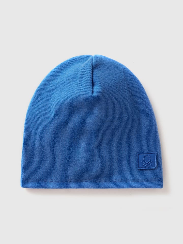 Benetton Czapka w kolorze niebieskim rozmiar: 130