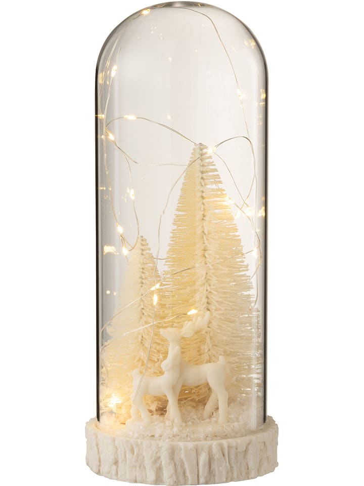 J Line Dekoracja LED w kolorze beżowym - 12 x 28 x 12 cm rozmiar: onesize