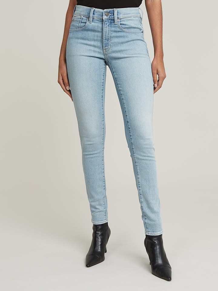 G-Star Dżinsy "Lhana" - Skinny fit - w kolorze błękitnym rozmiar: W28/L30