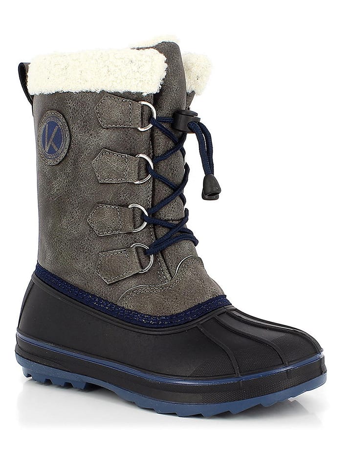 Kimberfeel Kozaki zimowe "Bengal" w kolorze szarym rozmiar: 36