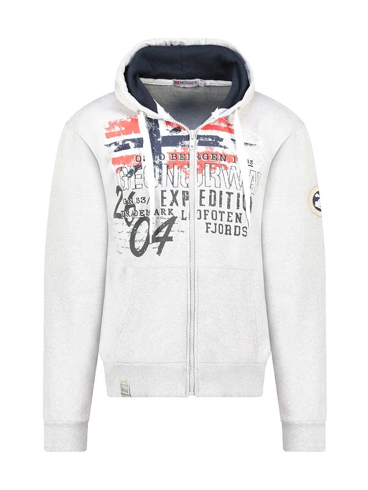 Geographical Norway Bluza "Gelegant" w kolorze szarym rozmiar: M