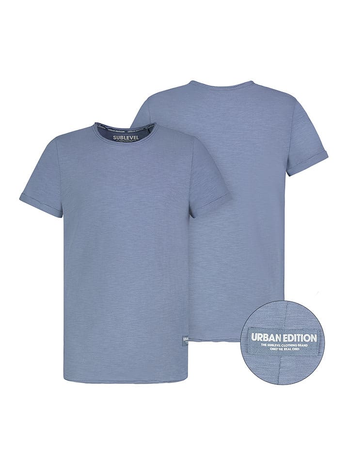 Sublevel Koszulka w kolorze błękitnym rozmiar: S