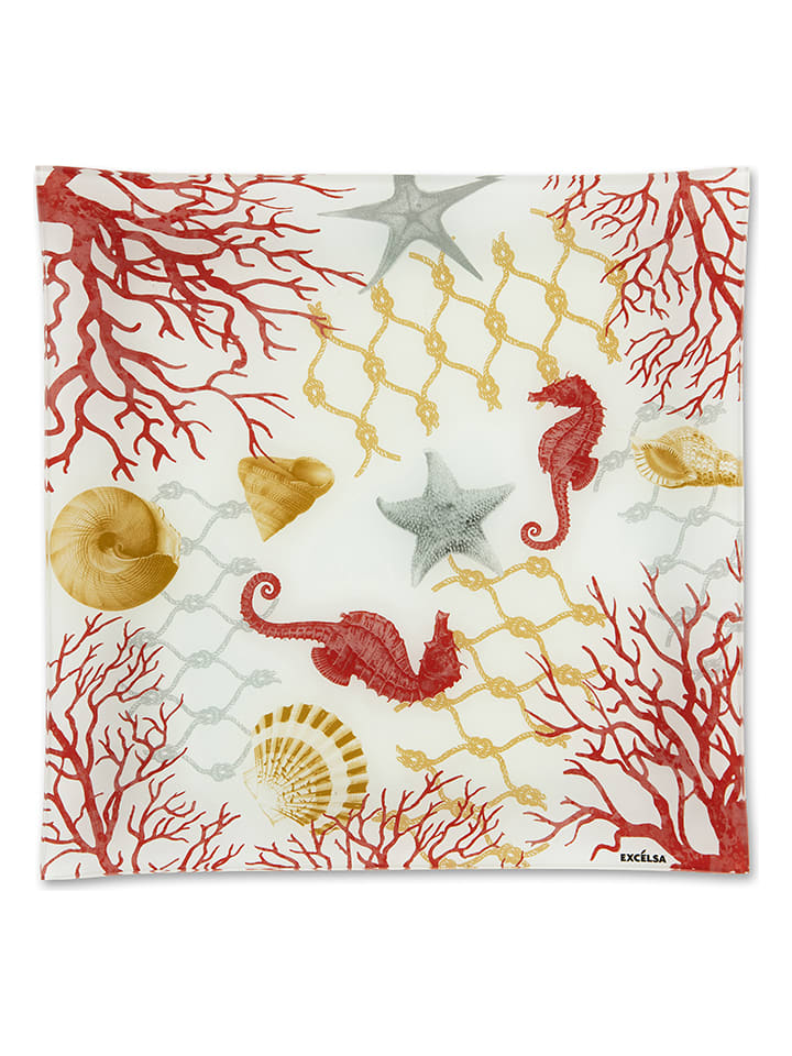 Trendy Kitchen by EXCÉLSA Półmisek "Coral" ze wzorem - 30 x 30 cm rozmiar: onesize