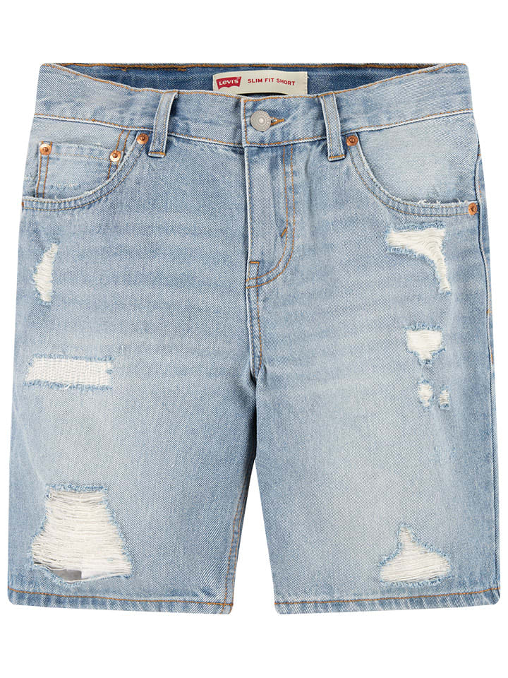 Levi's Kids Szorty dżinsowe "511" - Slim fit - w kolorze błękitnym rozmiar: 128