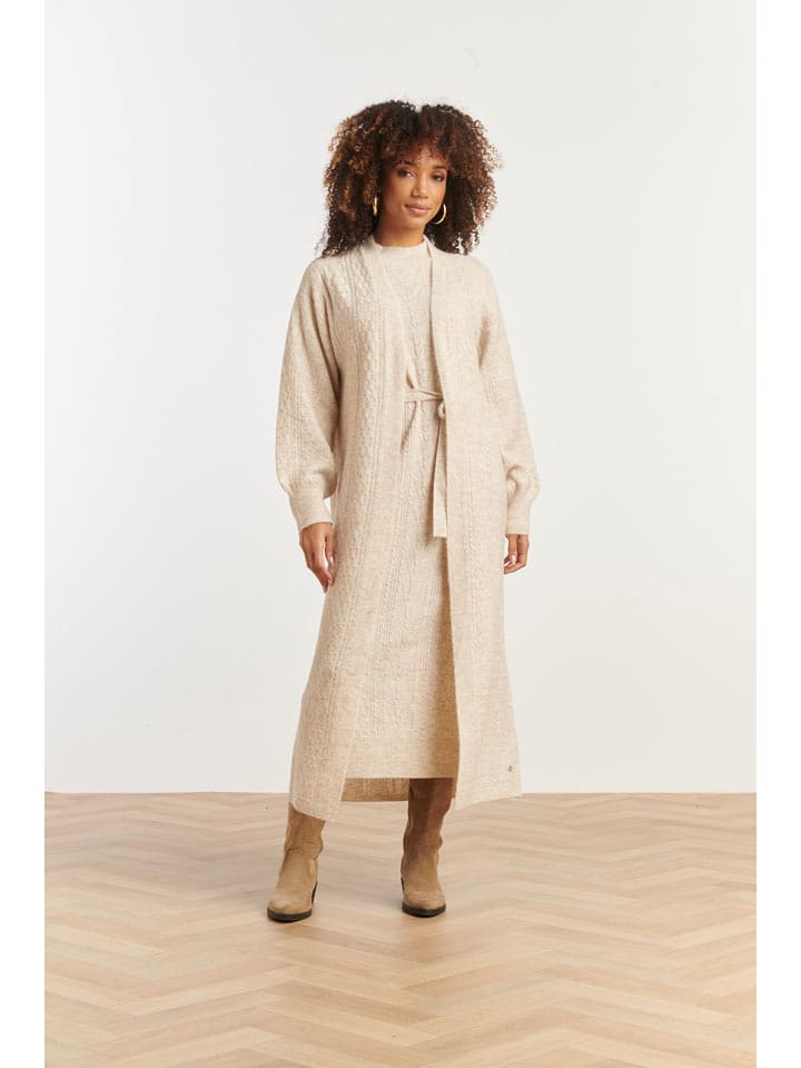 Smashed Lemon Kardigan w kolorze beżowym rozmiar: XXL