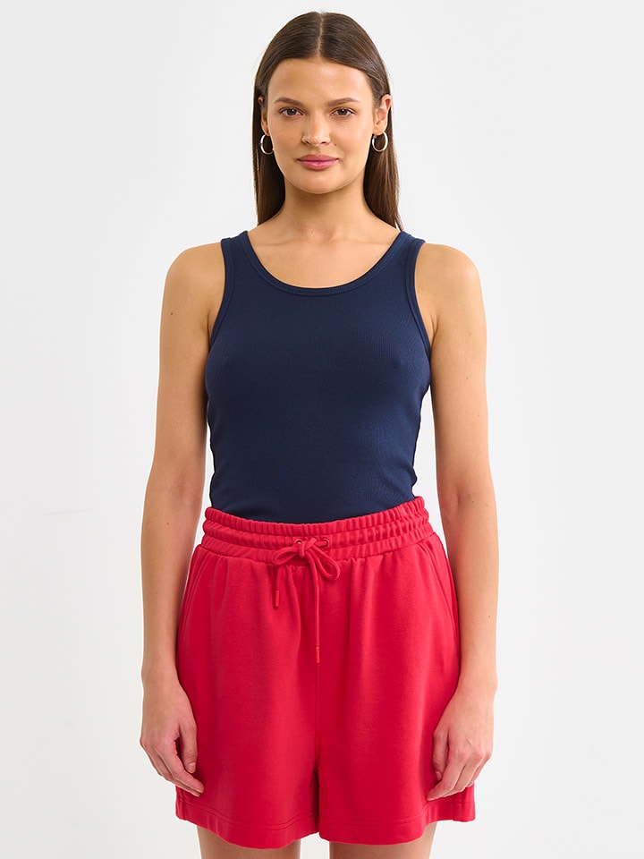 BIG STAR Top w kolorze granatowym rozmiar: M