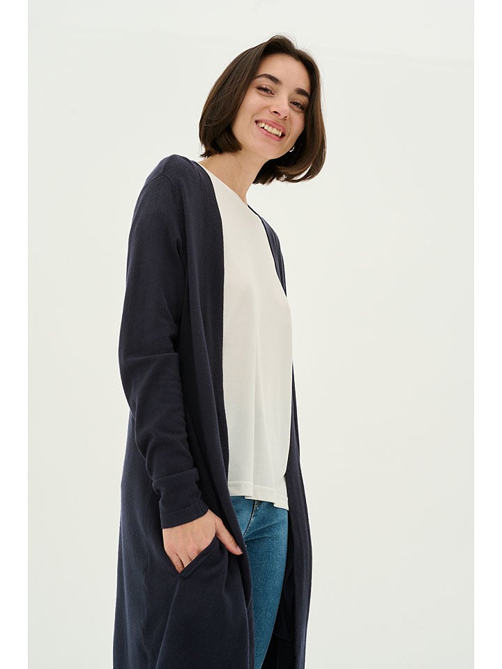 CULTURE Kardigan w kolorze granatowym rozmiar: L