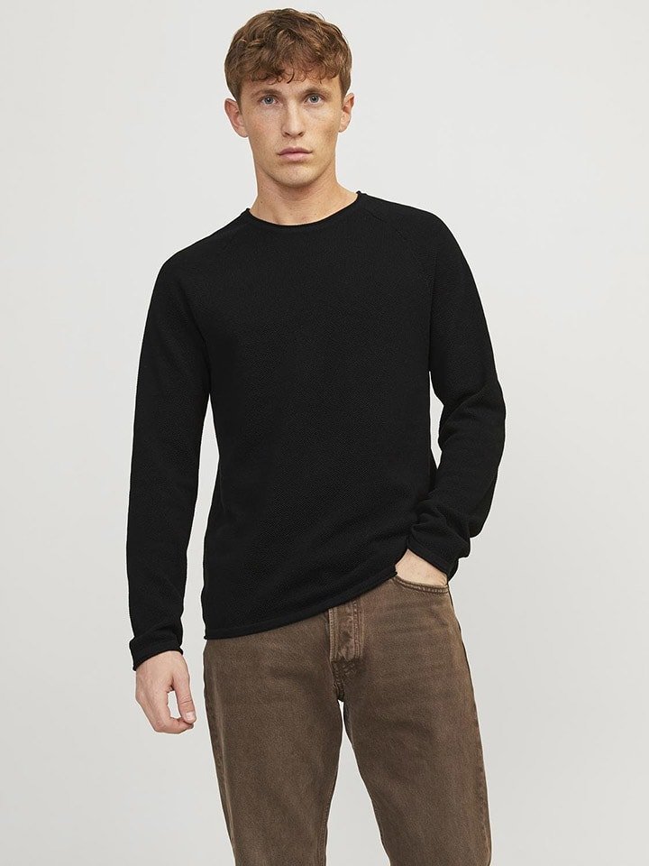 Jack & Jones Sweter w kolorze czarnym rozmiar: XL