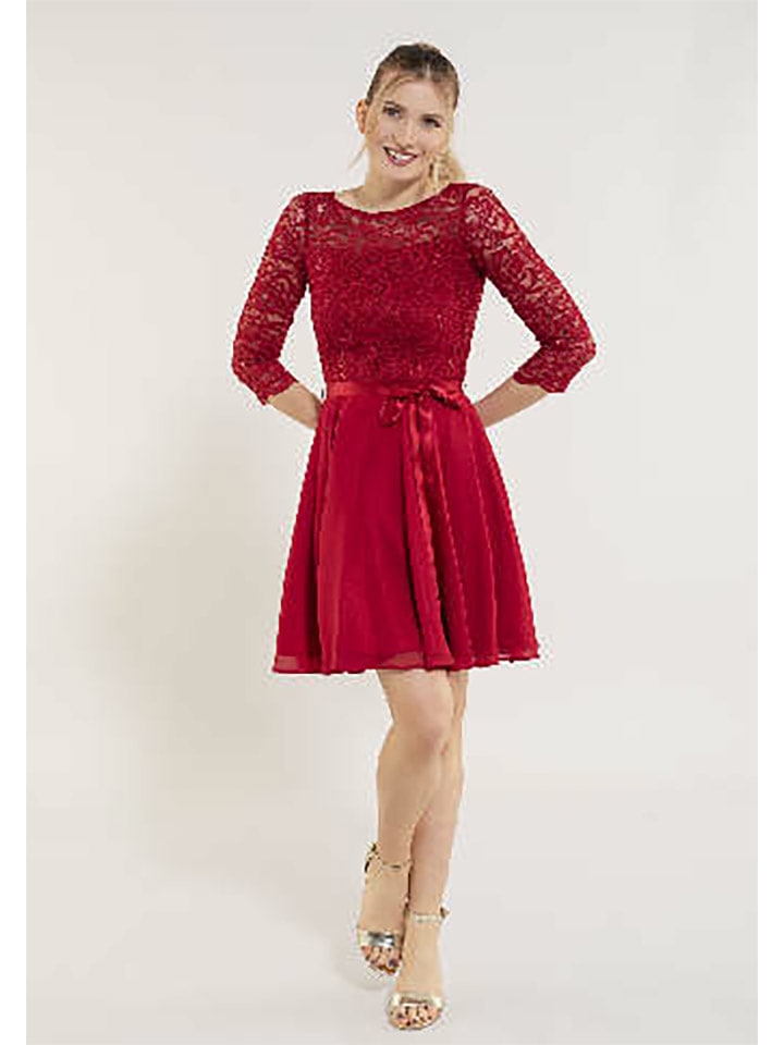 SWING Sukienka w kolorze czerwonym rozmiar: 44