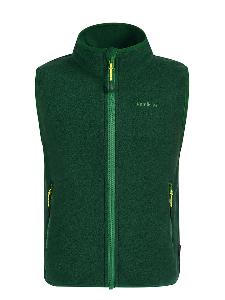 Kamik Kamizelka polarowa "Phoenix" w kolorze zielonym rozmiar: 116