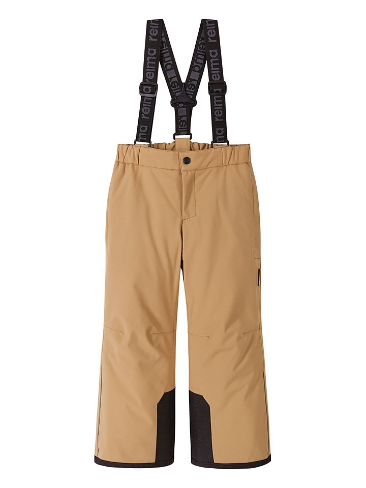 Reima Spodnie narciarskie w kolorze jasnobrązowym rozmiar: 134