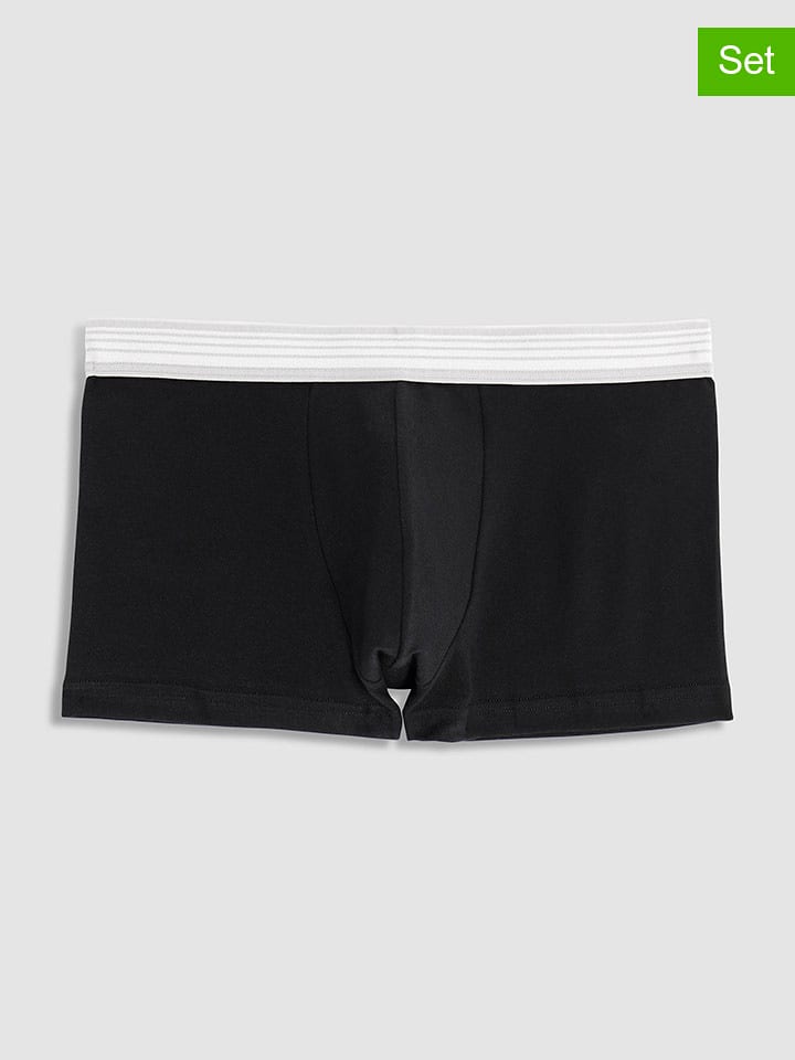 COTONELLA Bokserki (2 pary) w kolorze czarnym rozmiar: S