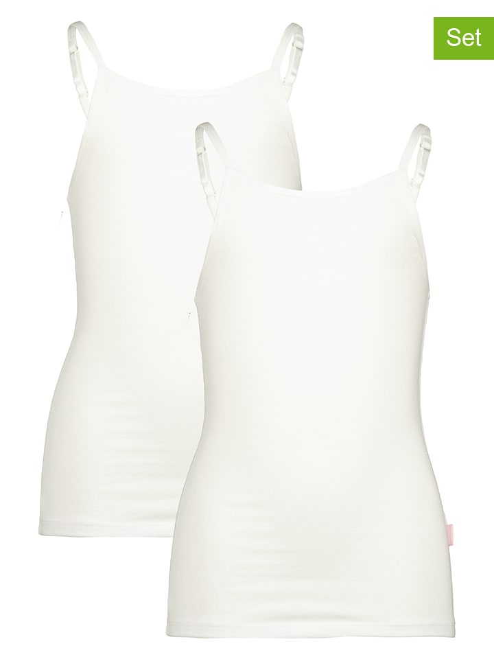 Vingino Podkoszulki (2 szt.) w kolorze białym rozmiar: 110/116