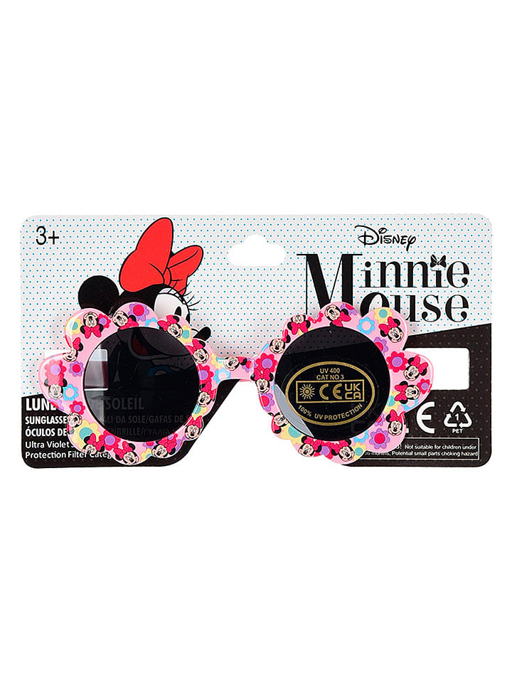 Disney Minnie Mouse Okulary "Minnie" w kolorze jasnoróżowym rozmiar: onesize