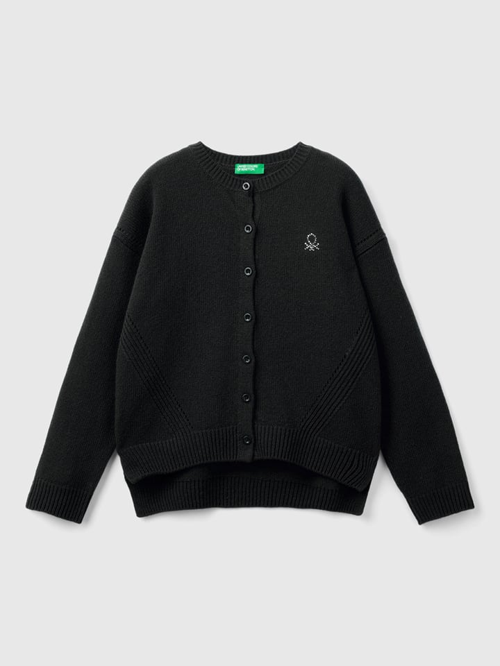 Benetton Sweter w kolorze czarnym rozmiar: 130
