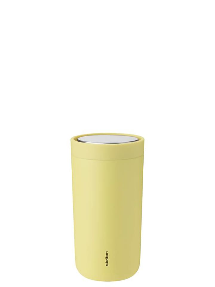 Stelton Kubek termiczny "To Go Click" w kolorze żółtym - 200 ml rozmiar: onesize