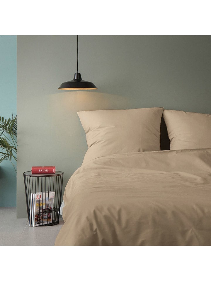 Elizabed Komplet pościeli renforcé w kolorze beżowym rozmiar: 200x200 cm