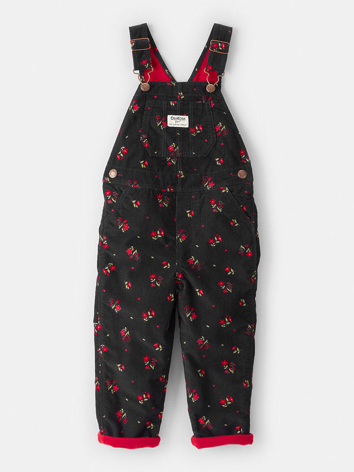 OshKosh Ogrodniczki w kolorze czarnym rozmiar: 104