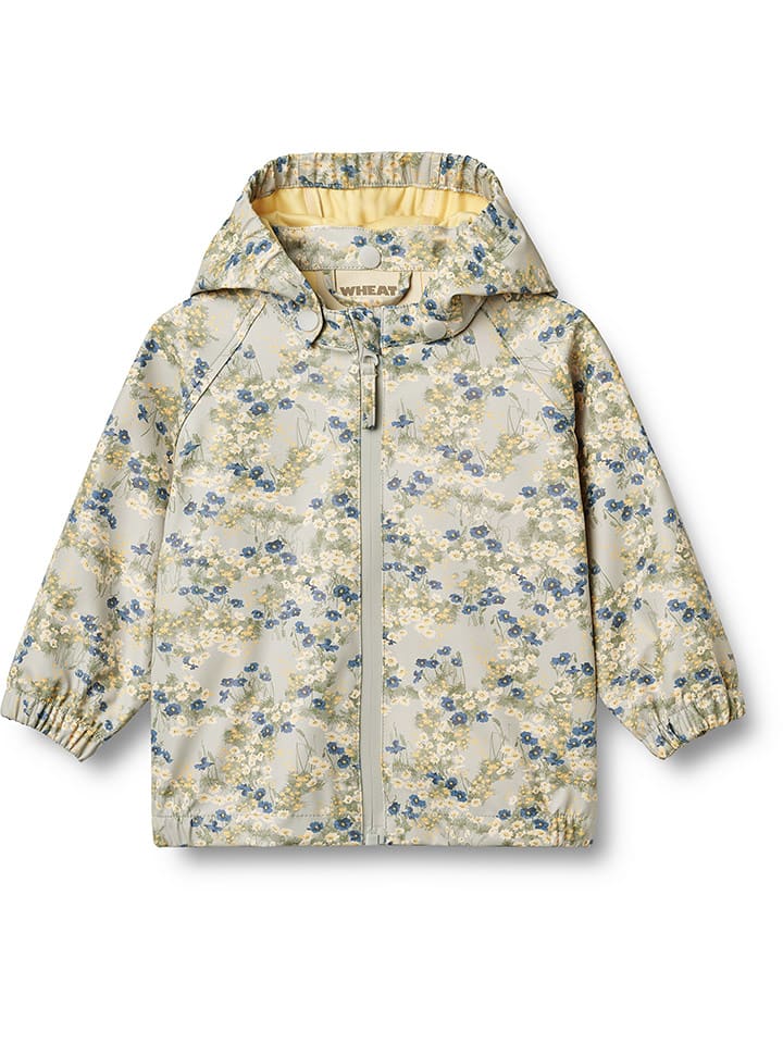 Wheat Kurtka przeciwdeszczowa "Chardy" w kolorze beżowo-zielonym rozmiar: 74