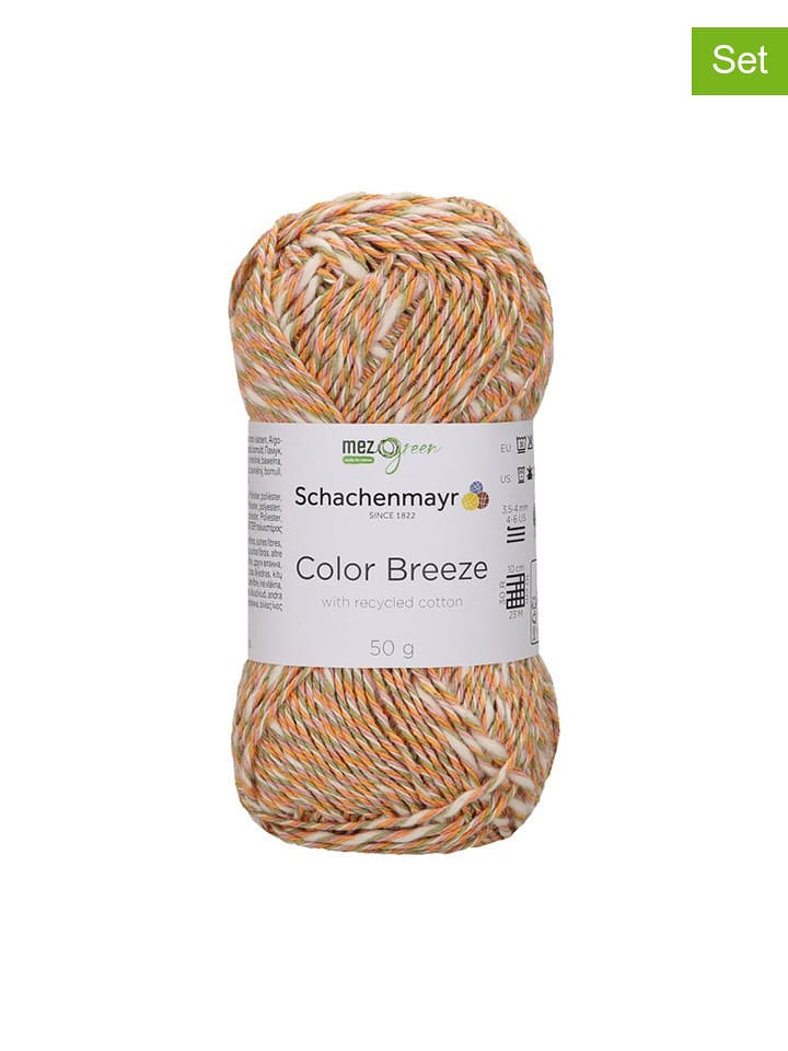 Schachenmayr since 1822 Przędza bawełniana (10 szt.) "Color Breeze" w różnych kolorach - 10 x 50 g rozmiar: onesize