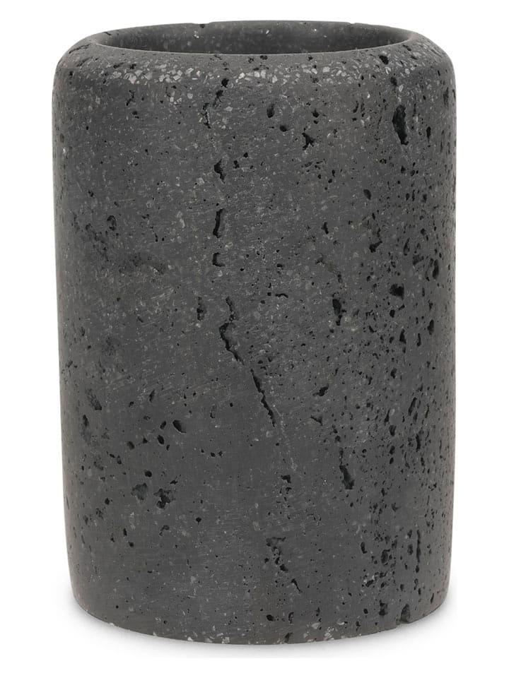 Salt and Pepper Kubek łazienkowy w kolorze antracytowym - wys. 10,5 x Ø 7 cm rozmiar: onesize