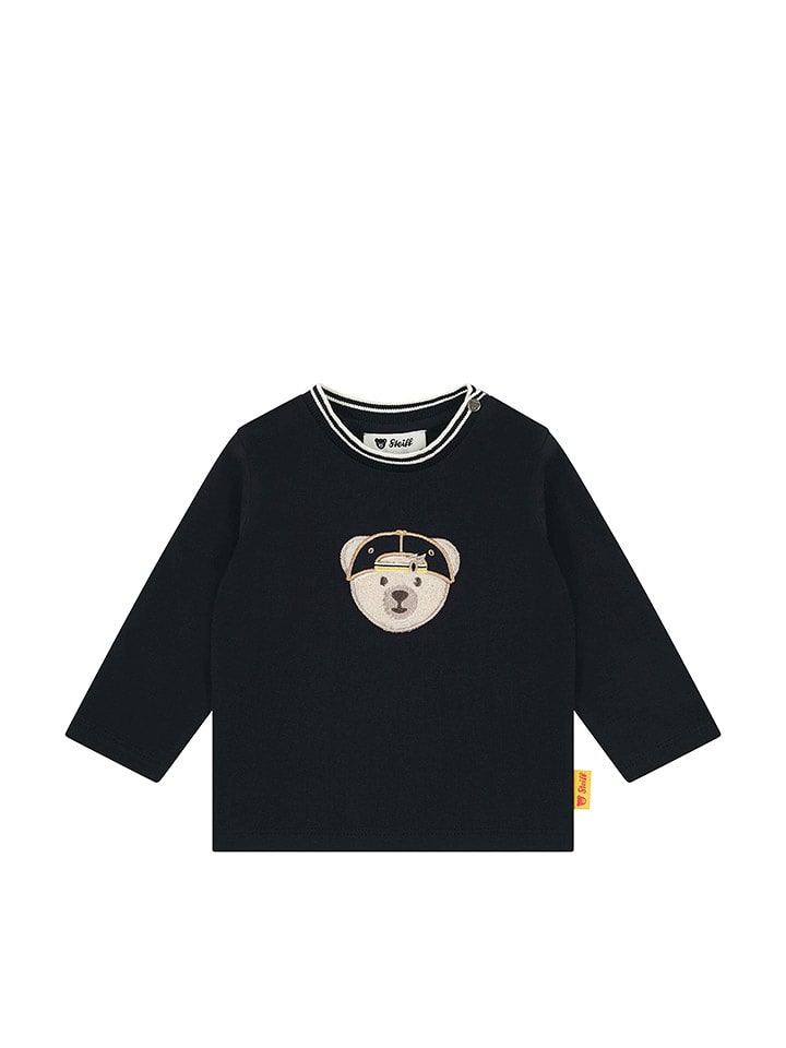 Steiff Koszulka w kolorze czarnym rozmiar: 68