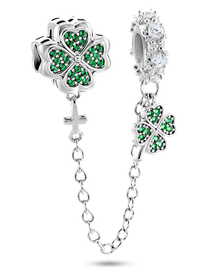 CHARM'S Srebrny charms z cyrkoniami rozmiar: onesize